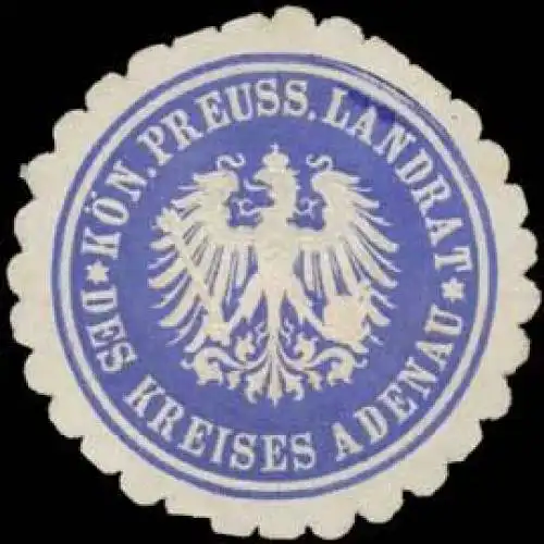 K.Pr. Landrat des Kreises Adenau