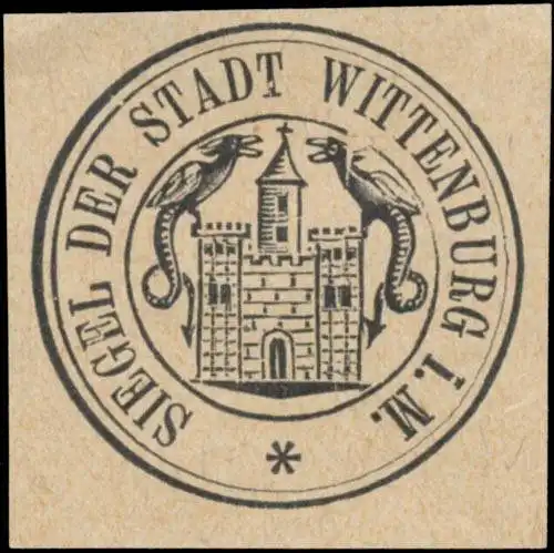 Siegel der Stadt Wittenburg i. Mark