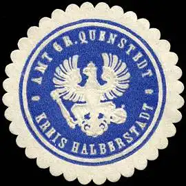 Amt GroÃ Quenstedt Kreis Halberstadt