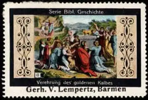 Verehrung des goldenen Kalbes