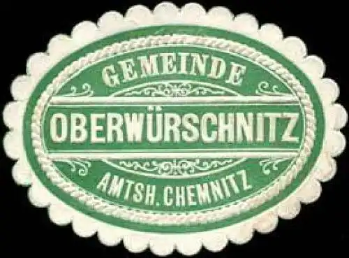 Gemeinde OberwÃ¼rschnitz Amtsh. Chemnitz