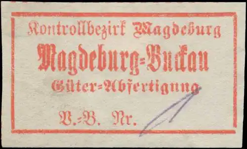 GÃ¼terabfertigung Bahnhof Magdeburg-Buckau