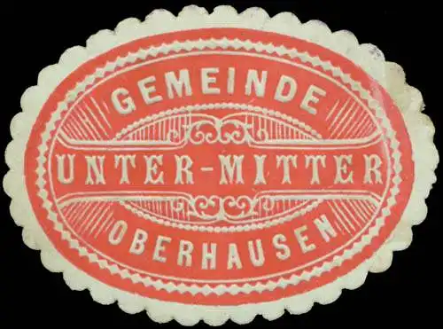 Gemeinde Unter-Mitter Oberhausen