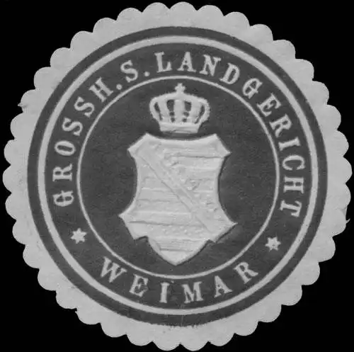 Gr. S. Landgericht Weimar