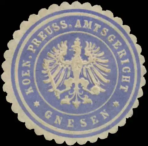 K.Pr. Amtsgericht Gnesen/Posen