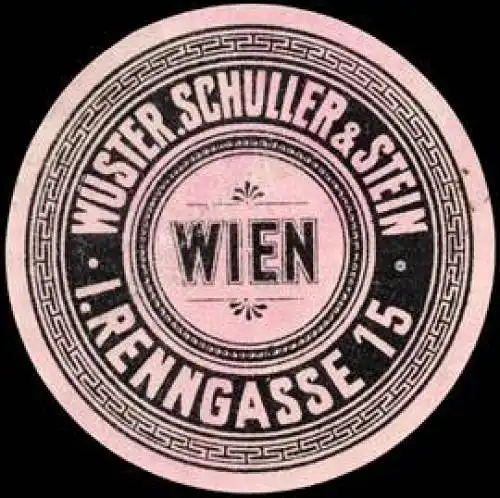 WÃ¼ster. Schuller & Stein - Wien