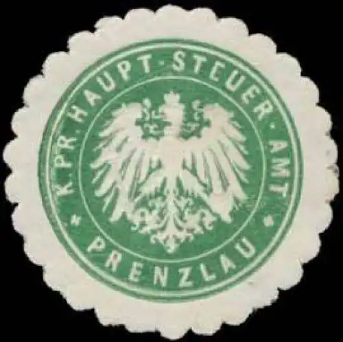 K.Pr. Haupt-Steuer-Amt Prenzlau