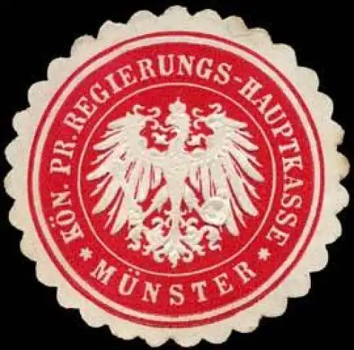 KÃ¶niglich Preussische Regierungs - Hauptkasse - MÃ¼nster