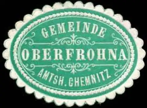 Gemeinde Oberfrohna - Amtsh. Chemnitz