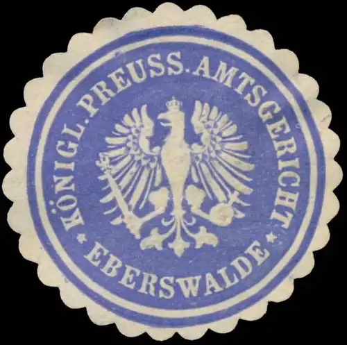 K.Pr. Amtsgericht Eberswalde