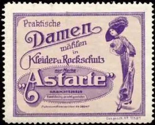 Damen Kleider- und Rockschutz Astarte