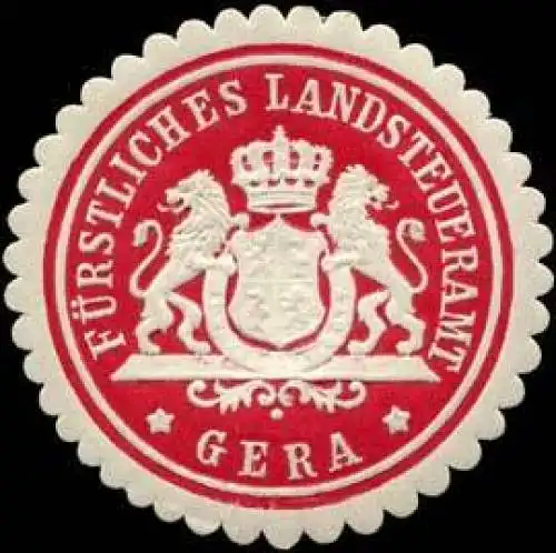 FÃ¼rstliches Landsteueramt Gera