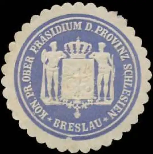 K.Pr. Ober PrÃ¤sidium der Provinz Schlesien