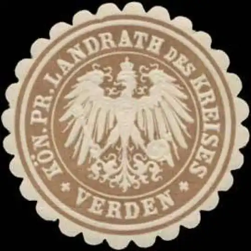 K.Pr. Landrath des Kreises Verden