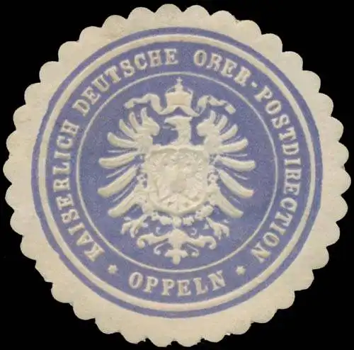 K. Deutsche Ober-Postdirection Oppeln