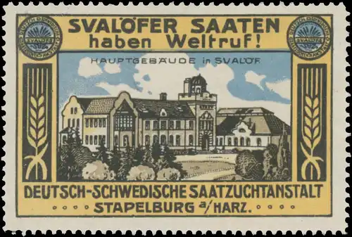 HauptgebÃ¤ude in SvalÃ¶f