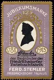 125 Jahre Zwieback - JubilÃ¤umsmarke