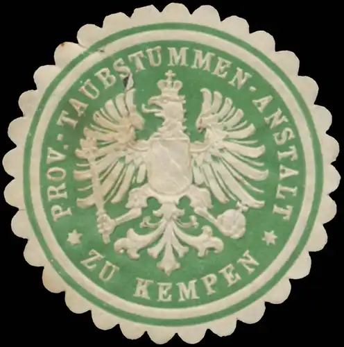 Prov. Taubstummenanstalt zu Kempen