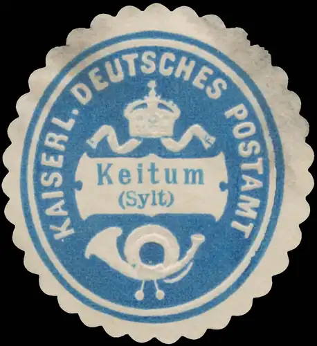 Kaiserl Deutsches Postamt Keitum (Sylt)