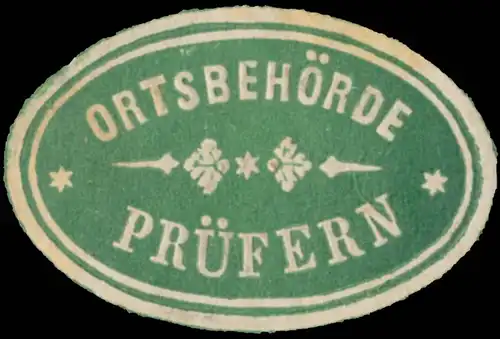 OrtsbehÃ¶rde PrÃ¼fern