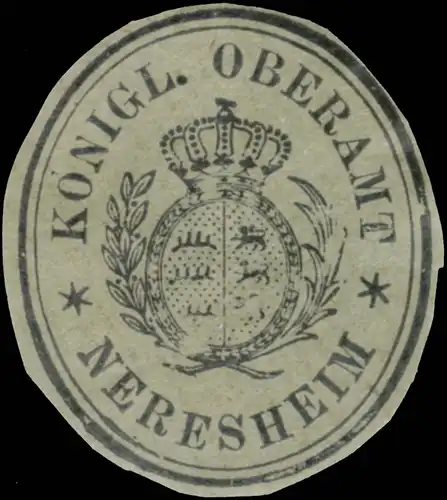 K. Oberamt Neresheim