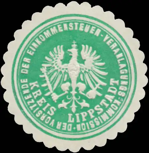 Der Vorsitzende der Einkommensteuer Veranlagungskommission Kreis Lippstadt