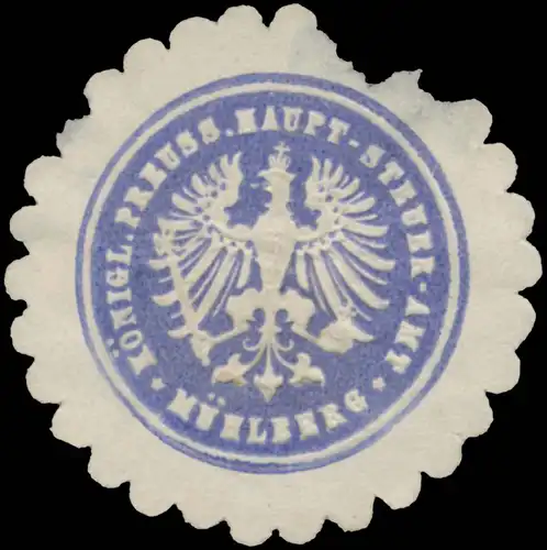 K.Pr. Hauptsteueramt MÃ¼hlberg