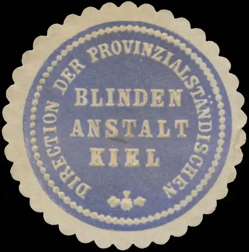 Direction der ProvinzialstÃ¤ndischen Bildenanstalt Kiel