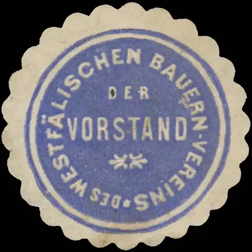 Der Vorstand des WestfÃ¤lischen Bauern-Vereins