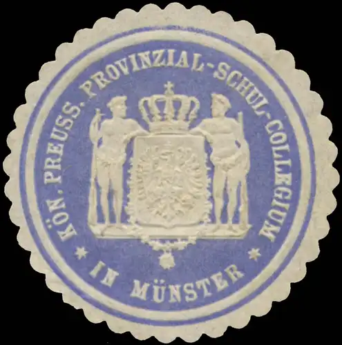 K.Pr. Provinzial-Schul-Collegium in MÃ¼nster