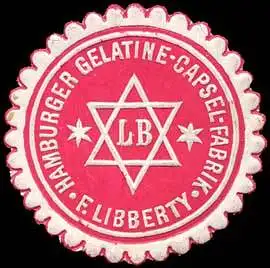Hamburger Gelatine - Capsel - Fabrik - F. Libberty