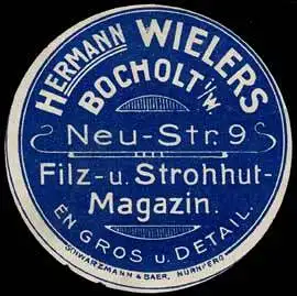 Filt- und Strohhut-Magazin