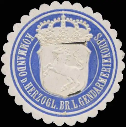Kommando d. H. Braunschw.-LÃ¼neb. Gendarmeriekorps