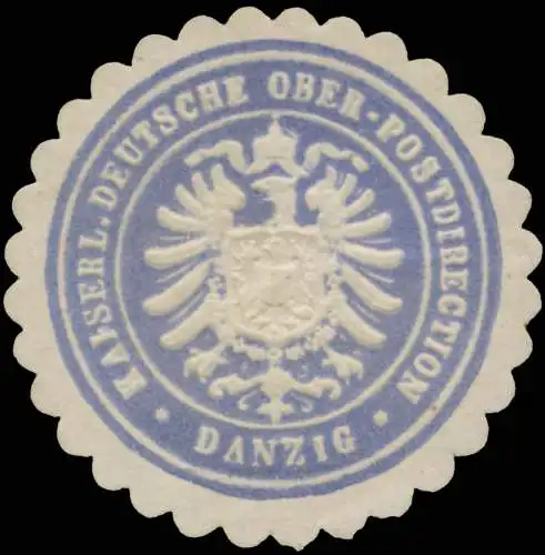 K. Deutsche Ober-Postdirection Danzig