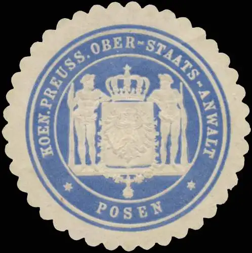 K.Pr. Oberstaatsanwalt in Posen