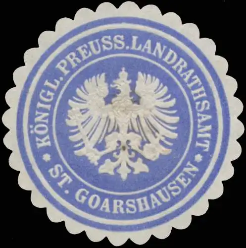 K.Pr. Landrathsamt St. Goarshausen