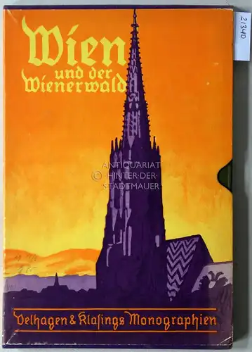 Toth, Karl: Wien und der Wienerwald. Wiener Becken, Semmering und Wachau. (in Schuber) [= Monographien zur Erdkunde, Nr. 40]. 