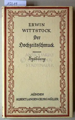 Wittstock, Erwin: Der Hochzeitsschmuck. 