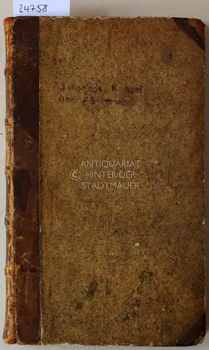 Handbuch der Chemie zum Selbstunterricht für Liebhaber derselben, besonders aber für Künstler und Fabrikanten. Zweyter Band. (Tafeln FEHLEN). 