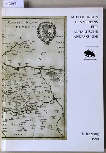 Mitteilungen des Vereins für anhaltische Landeskunde. 8. Jahrgang 1999. 