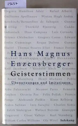 Enzensberger, Hans Magnus: Geisterstimmen. Übersetzungen und Imitationen. 