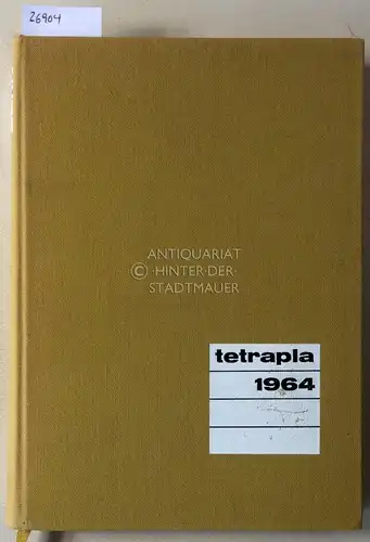 Tetrapla 1964. Das Neue Testament in vier Übersetzungen: Martin Luther - Zürcher Bibel - Fritz Tillmann - New English Bible. Evangelisches Bibelwerk - Katholisches Bibelwerk. 