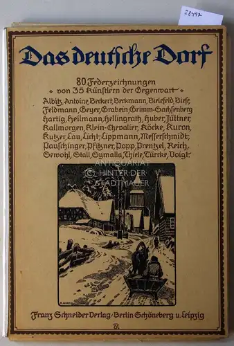 Das deutsche Dorf. 80 Federzeichnungen von 35 Künstlern der Gegenwart: Albitz. 