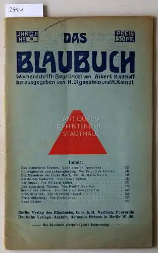 Das Blaubuch. Wochenschrift. 2. Jahrgang, Nr. 8, 21. Februar 1907. 