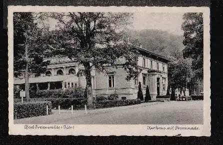 Freienwalde. Kurhaus mit Promenade