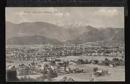 Villach mit dem Manhart 2144 m.