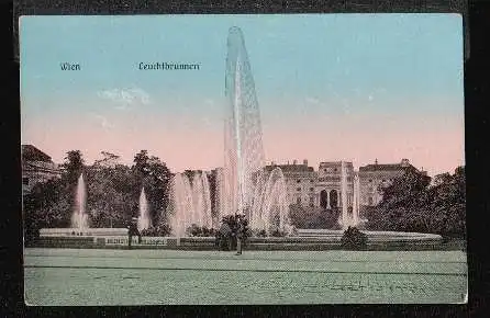 Wien. Leuchtbrunnen