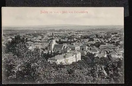 Baden b. Wien. Blick von Calvarienberg