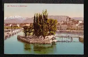 Geneve. Et la Montblanc