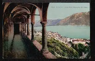 Locarno. Vista della Madonna del Sasso.